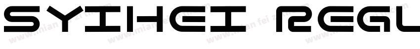 syihei Regular字体转换